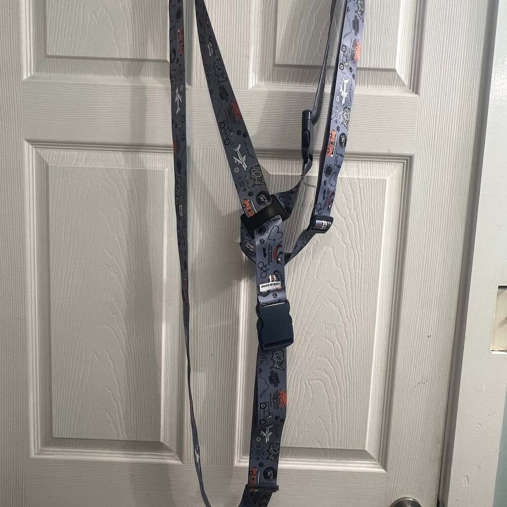 Life is Good Polyester Luggage Strap, Multicolored (L0AS0002)